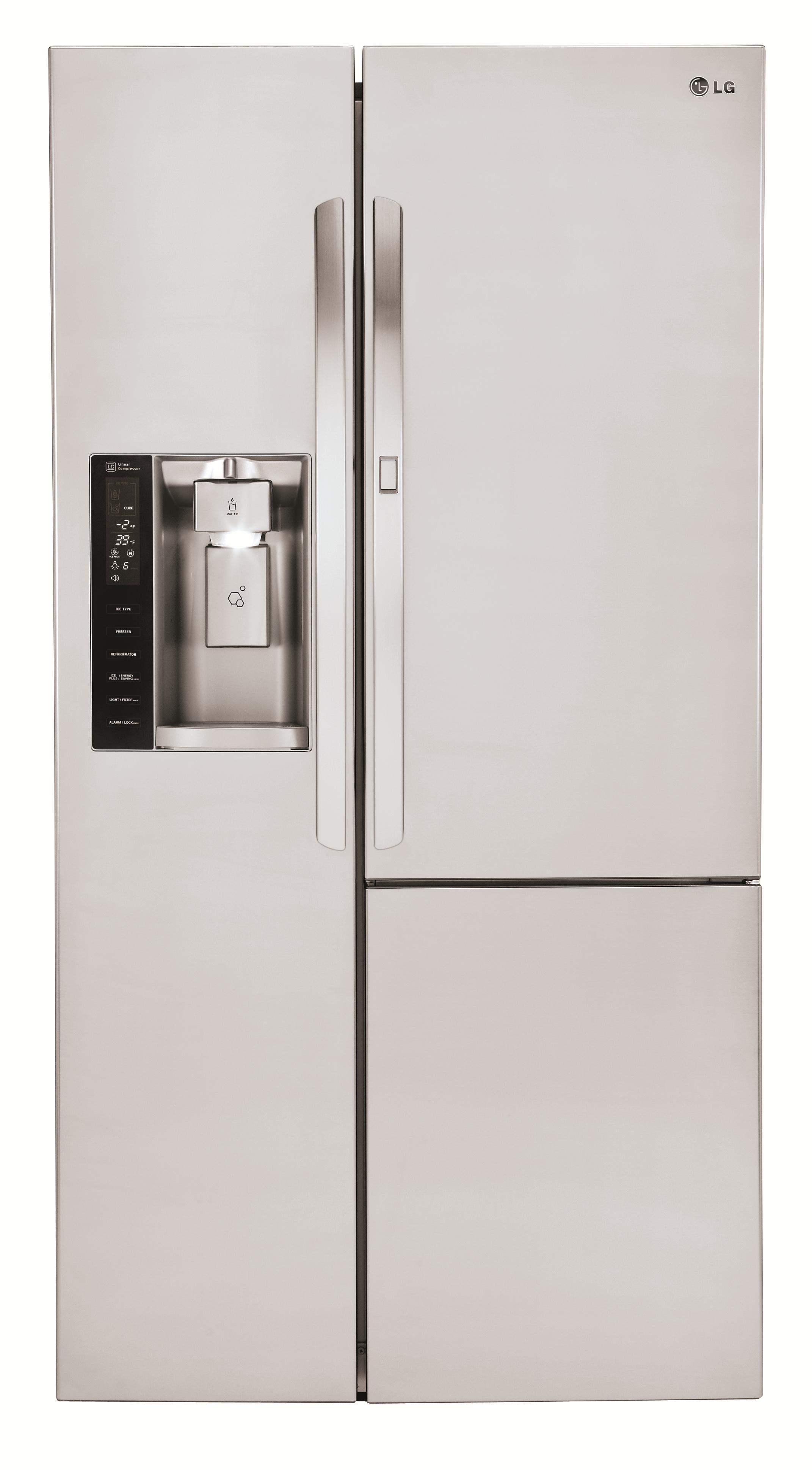 LG Appliances LSXS26366S 26 cu. ft. Side by Side Refrigerator with  Door-In-Door® | VanDrie Home Furnishings | Refrigerator - Side x Side: with  Dispenser